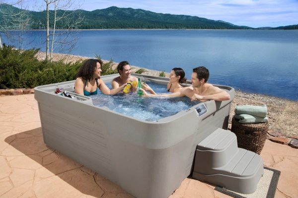 110V plug and play portable and affordable hot tub