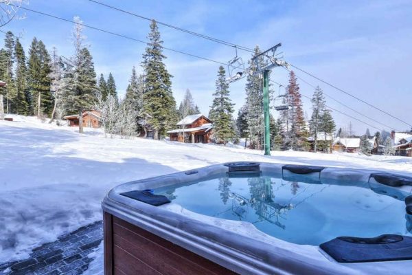 hot tubs in the snow